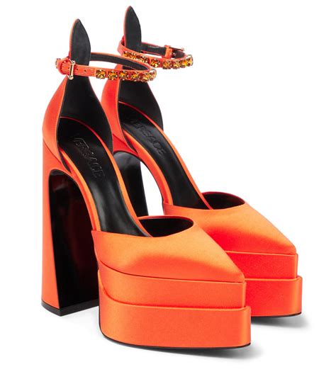 versace orange shoes|Versace shoes for women.